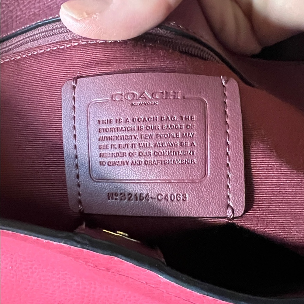 Coach Coral Tote Bag - Picture 5 of 5